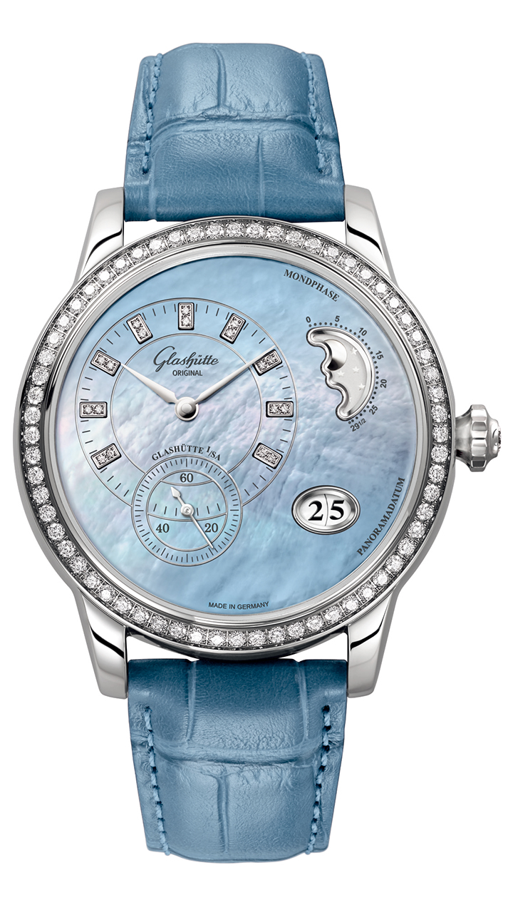 Pano偏心月相女士腕錶